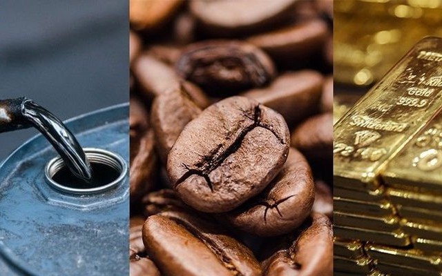 Thị trường ngày 13/12: Giá dầu giảm hơn 3%, vàng ổn định, cà phê robusta tăng 4%