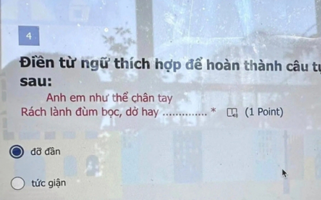 Đang làm bài tập điền nốt câu tục ngữ, bé gái lớp 2 bỗng hỏi 1 câu khiến bố "đứng hình": Trẻ con thời nay tư duy ghê thật!