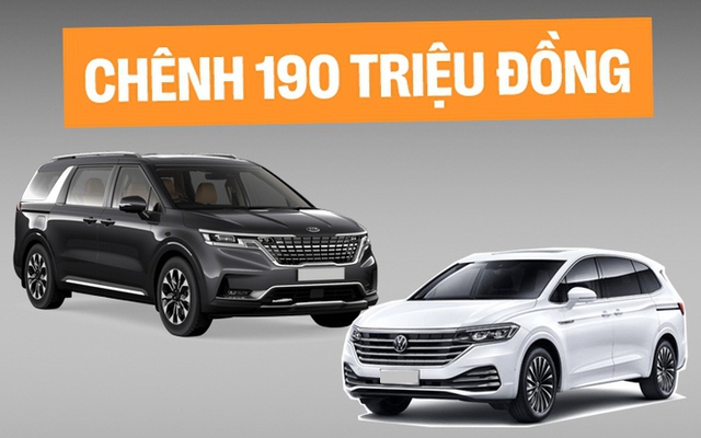 Chênh 190 triệu, đây là những khác biệt cơ bản giữa Volkswagen Viloran bản 'base' và Kia Carnival cao cấp nhất