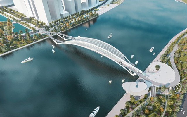 Cầu đi bộ nghìn tỷ vượt sông Sài Gòn, quy mô 'khủng' nhất Việt Nam được thiết kế thế nào?