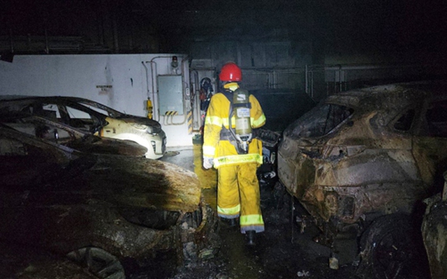 Đám cháy trên tàu Ah Shin chở 4.530 ô tô đã được dập tắt hoàn toàn