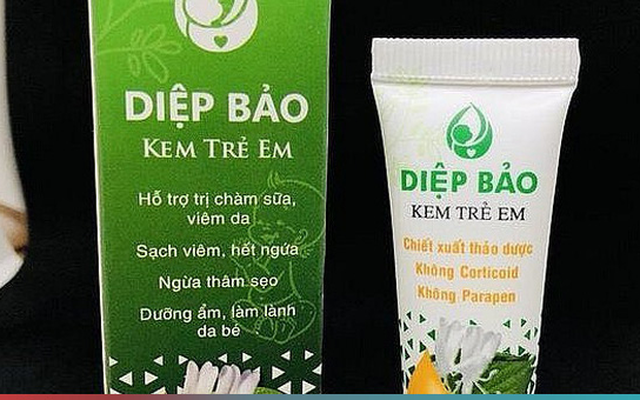 Bộ Y tế: Tiêu hủy trên toàn quốc sản phẩm "Diệp Bảo - Kem trẻ em"