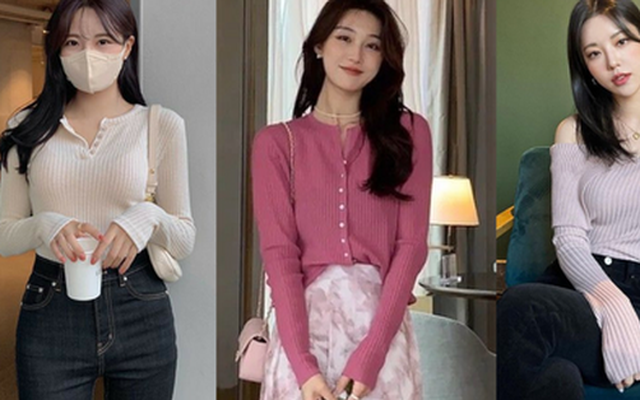 10 chiêu phối áo len mỏng cực đẹp vào mùa Xuân