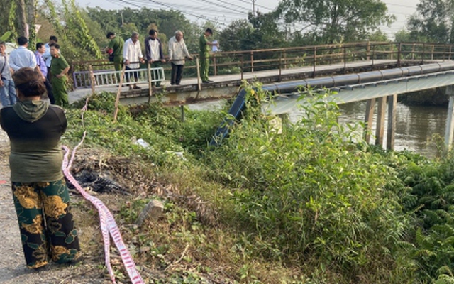 Công an kết luận: Hai thanh niên chết dưới kênh là do tai nạn giao thông