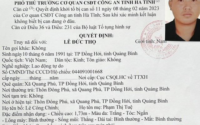 Truy nã đặc biệt 1 đối tượng liên quan đường dây cá độ 6.000 tỉ đồng