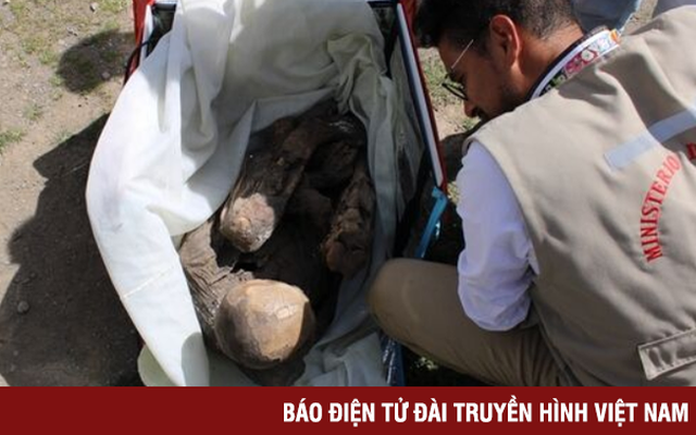 Peru: Phát hiện... xác ướp niên đại hàng trăm năm trong túi của người giao hàng