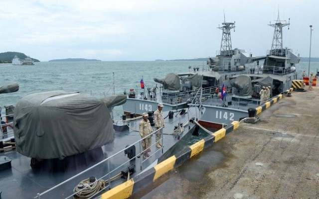 Trung Quốc và Campuchia lần đầu tập trận trên biển