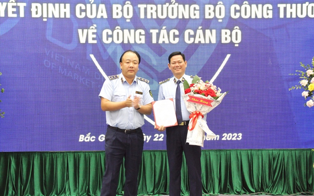 Bổ nhiệm Cục trưởng Cục Quản lý thị trường tỉnh Bắc Giang