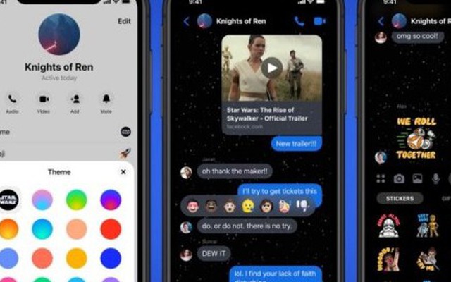Cách đổi theme mới trên Messenger