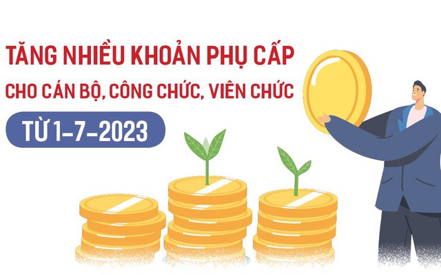 Tăng nhiều khoản phụ cấp cho cán bộ, công chức, viên chức từ 1-7-2023