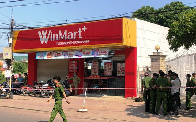 Án mạng kinh hoàng tại cửa hàng Winmart+ ở Quảng Ngãi