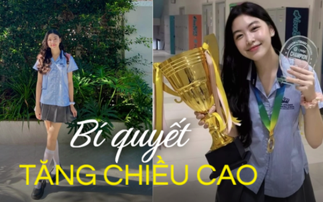 Lọ Lem nhà MC Quyền Linh 16 tuổi cao hơn 1m7, mẹ tiết lộ một bí quyết liên quan đến giấc ngủ