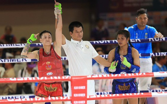 Cùng xem Bùi Yến Ly vô địch SEA Games 32 sau khi thắng võ sĩ chủ nhà Campuchia