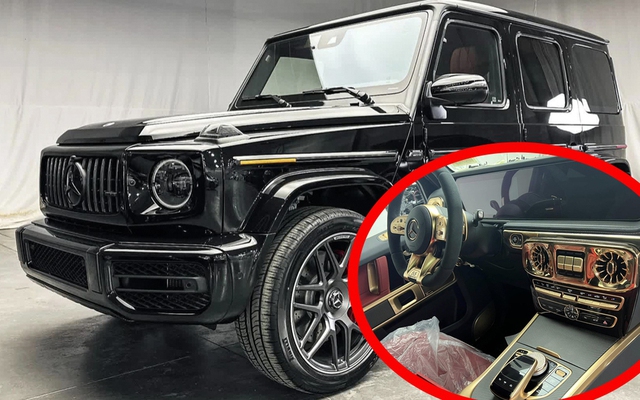 Vừa nhận xe từ đại lý, đại gia Hà Nội chi 700 triệu mang Mercedes-AMG G 63 phiên bản đặc biệt giá gần 13 tỷ đi mạ vàng