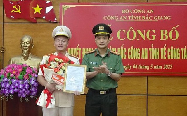 Giám đốc Công an tỉnh Bắc Giang bổ nhiệm nhiều lãnh đạo