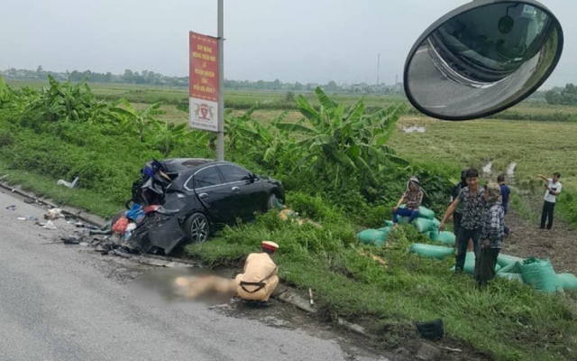 Bị xe đầu kéo tông khi đang làm nhiệm vụ, một cán bộ CSGT Hà Nam hy sinh