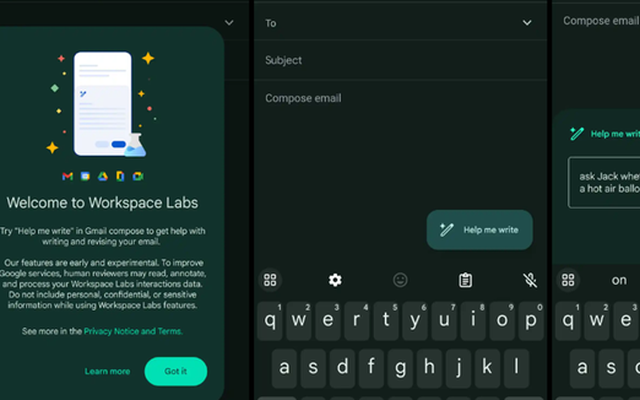 Người dùng Gmail có thể "nhờ" AI viết nội dung thư điện tử