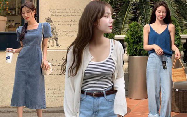 Trẻ hóa phong cách với 10 set đồ denim mùa hè