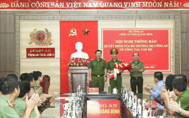 Phó Giám đốc Công an tỉnh Quảng Bình nhận nhiệm vụ mới