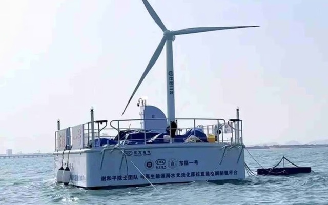 Trang trại nổi sản xuất hydro đưa Trung Quốc tới gần hơn năng lượng tái tạo sạch