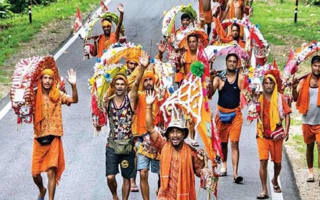 Ấn Độ: Hàng triệu tín đồ Hindu hành hương trong lễ Kanwar Yatra