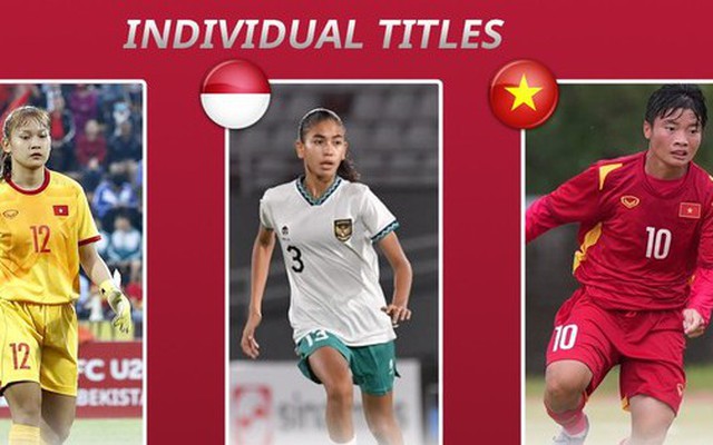 U19 nữ Việt Nam giành 2 giải thưởng an ủi ở U19 nữ Đông Nam Á 2023