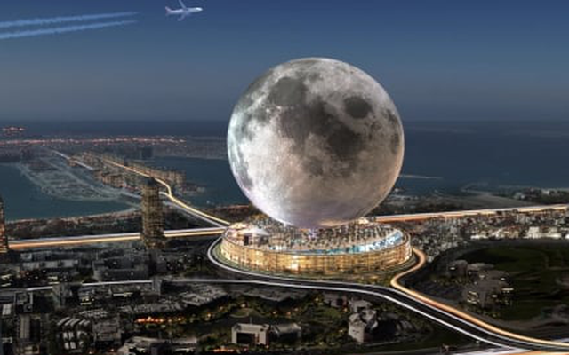 Tòa nhà hình Mặt trăng y như thật, chi phí xây dựng tới 5 tỷ USD
