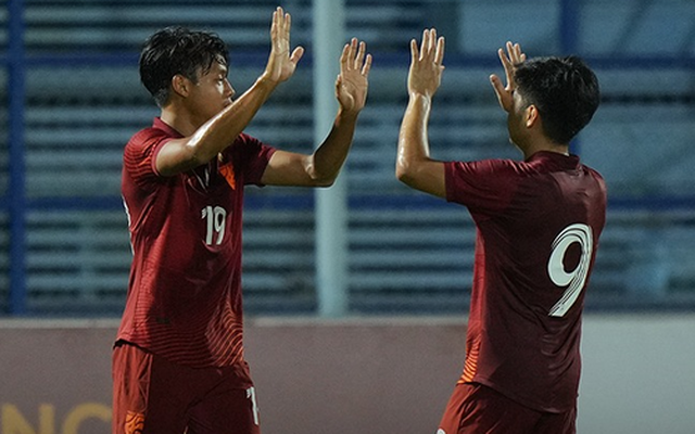 U23 Thái Lan thắng tưng bừng, tạo lợi thế lớn trước cuộc quyết đấu với U23 Campuchia