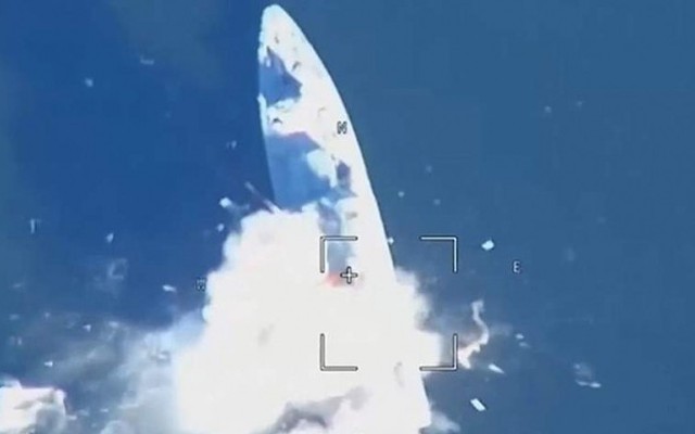 Tiêm kích Su-30SM Nga phá huỷ xuồng trinh sát Ukraine ở Biển Đen