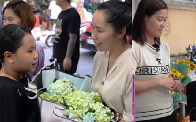 Video gây sốt ngày Vu lan: Khách mua hoa được miễn phí khi nói 'con yêu mẹ'