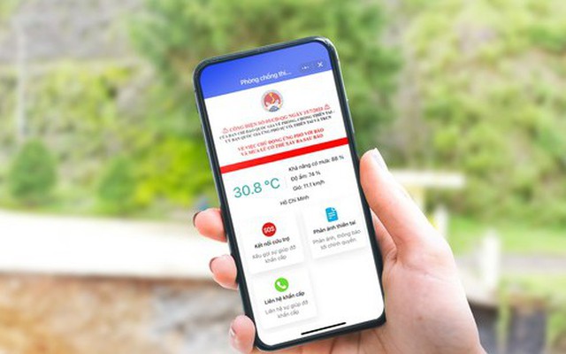 Hướng dẫn cách kêu cứu khẩn cấp qua mini app phòng chống thiên tai trên Zalo