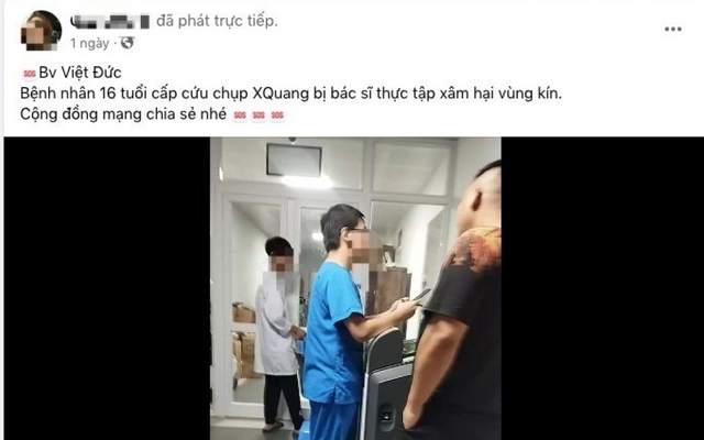 Công an vào cuộc vụ nữ bệnh nhân tố bị sàm sỡ ở Bệnh viện Việt Đức