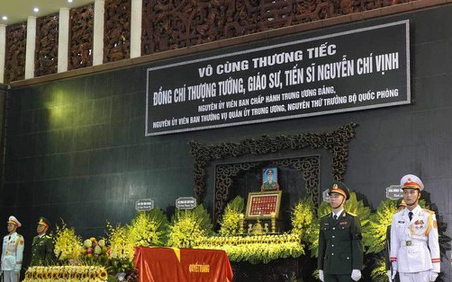 Lễ viếng Thượng tướng Nguyễn Chí Vịnh bắt đầu từ 7 giờ sáng nay