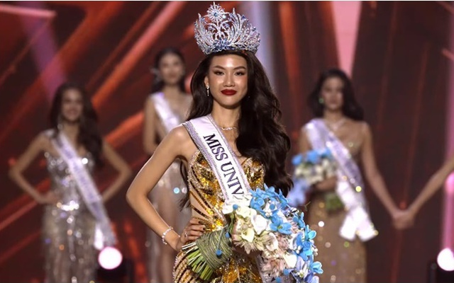 Người mẫu kiêm doanh nhân 25 tuổi Bùi Quỳnh Hoa đăng quang Miss Universe Vietnam 2023