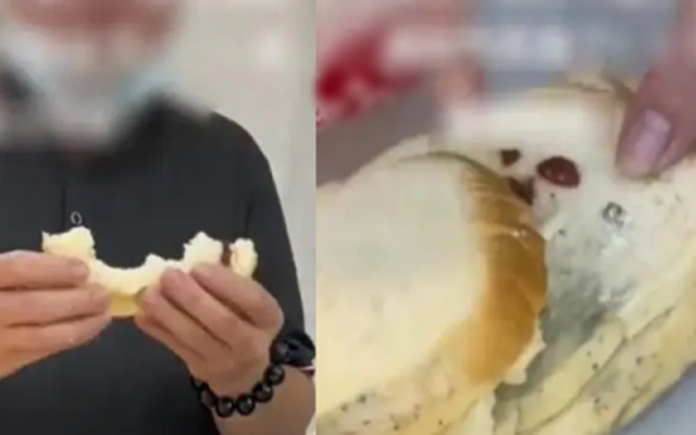 Mua phải bánh mỳ mốc, nữ khách hàng bắt nhân viên ăn hết