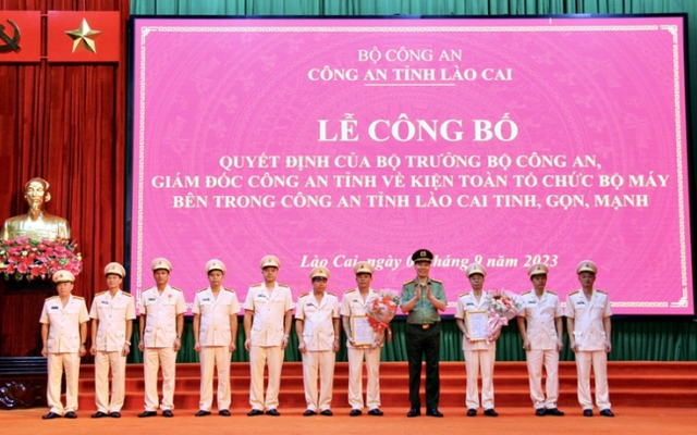 Bộ Công an sắp xếp, điều động, bổ nhiệm hàng trăm lãnh đạo công an nhiều tỉnh, thành