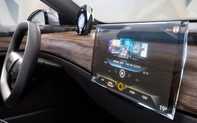 Màn hình ô tô làm bằng pha lê: Trong suốt như phim viễn tưởng, có thể sớm xuất hiện trên xe siêu sang