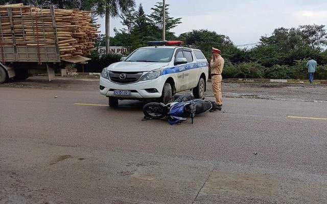 Công an Quảng Nam thông tin vụ nam thanh niên tử vong sau va chạm với xe CSGT