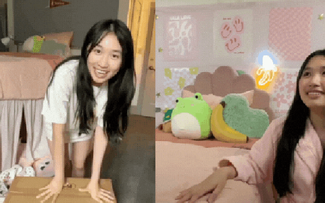 Jenny Huỳnh dành 8 tuần để decor phòng KTX Đại học Stanford: Thành quả "quá là sến", chiếc giường có công dụng lạ