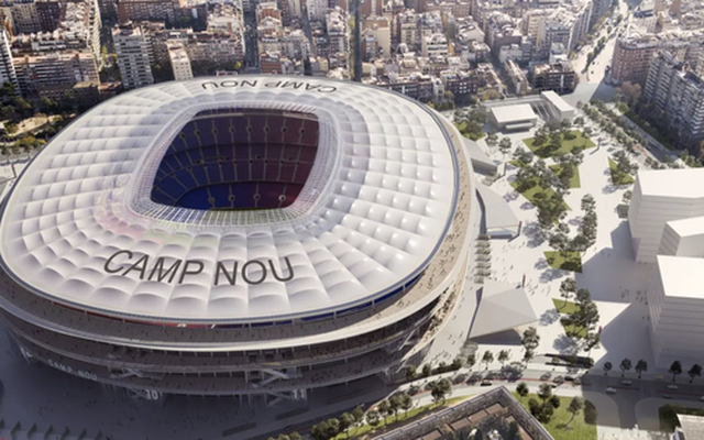 Lộ diện hình ảnh tuyệt đẹp bộ mặt mới sân Nou Camp 1,25 tỉ bảng