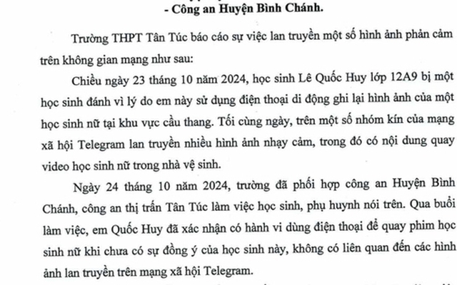 Vụ hàng ngàn clip nữ sinh bị quay lén trong nhà vệ sinh: Trường mời 1 học sinh lên làm việc