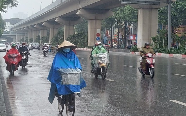 Ngày mai, miền Bắc mưa to, nhiệt độ tiếp tục giảm