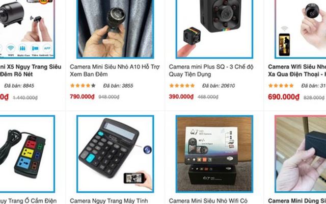 Mối nguy từ camera giấu kín