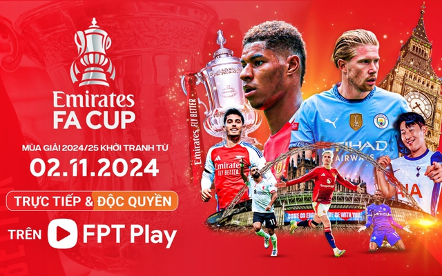 Xem trực tiếp FA Cup 2024/2025 ở đâu?