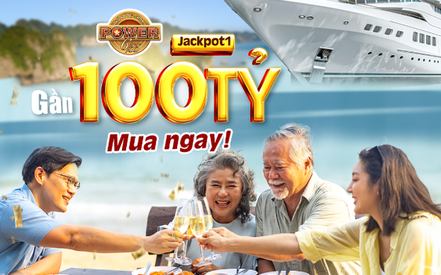 Jackpot của Power 6/55 tiếp tục hướng đến cột mốc 100 tỷ