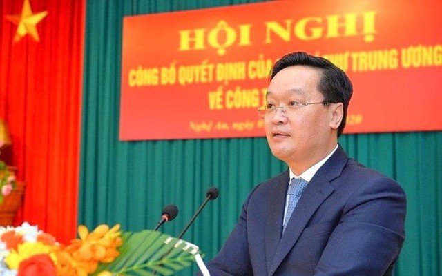 Ông Nguyễn Đức Trung giữ chức Bí thư Tỉnh ủy Nghệ An