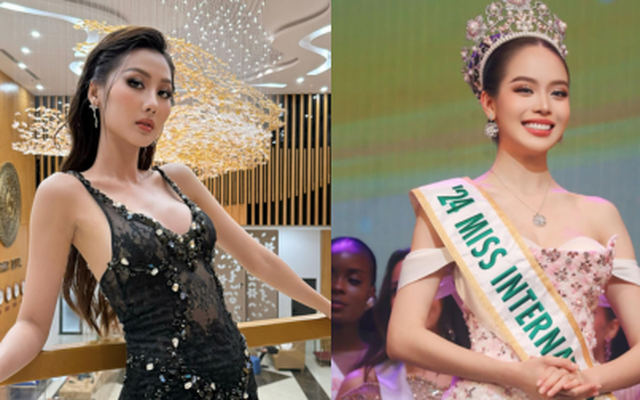 Xôn xao thái độ lạ của Quế Anh sau khi Thanh Thủy đăng quang Miss International