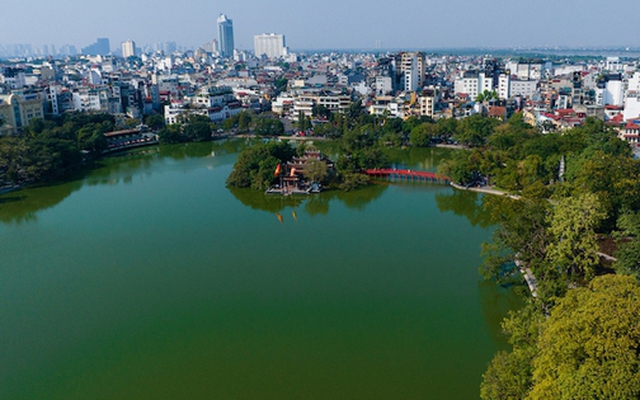 Ngắm những công trình văn hóa, lịch sử của quận Hoàn Kiếm từ trên cao