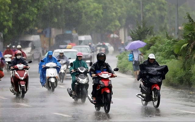 Ngày mai, nhiều nơi có mưa rào