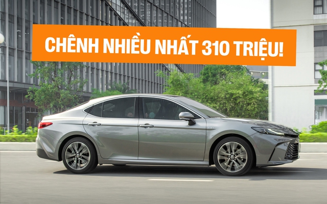 Chênh tới 310 triệu đồng, 3 bản Toyota Camry 2024 nhìn qua thì giống nhưng 'bóc' công nghệ mới thấy một số điểm khác biệt